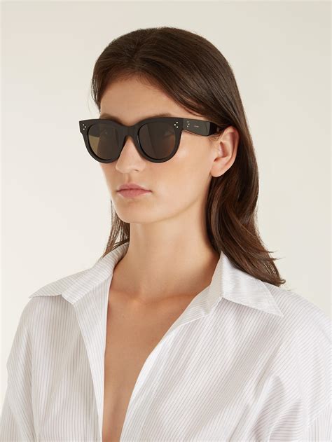 celine new audrey sunglasses beige|celine flat top sunglasses black.